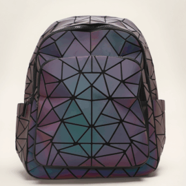 Geometric Holographic Reflective Backpack